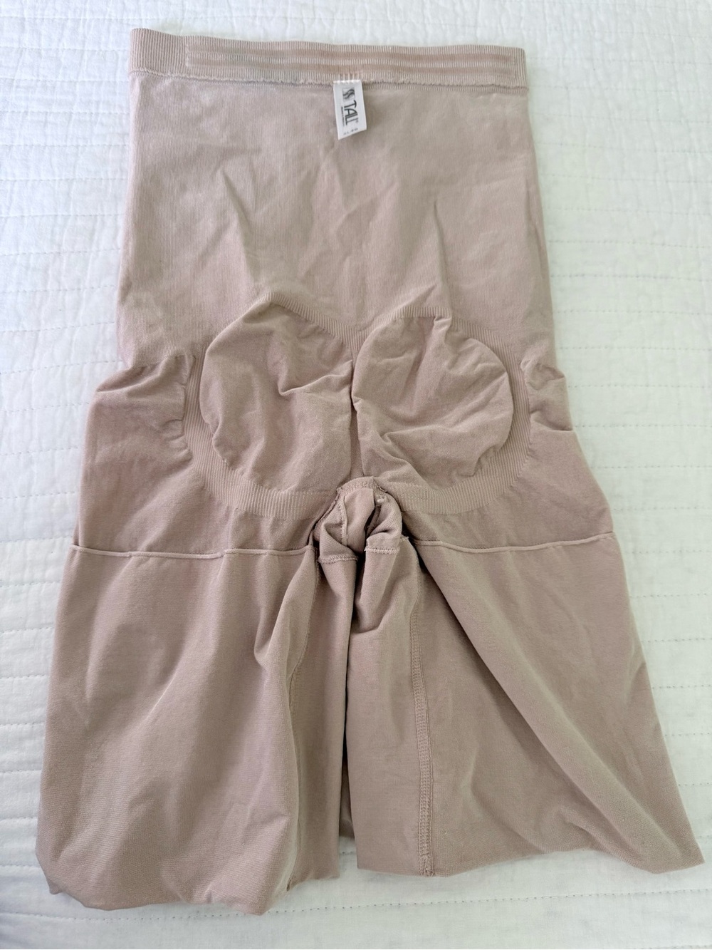 Tall  Colombian Nude/Shale High-Waist Shapewear Shorts